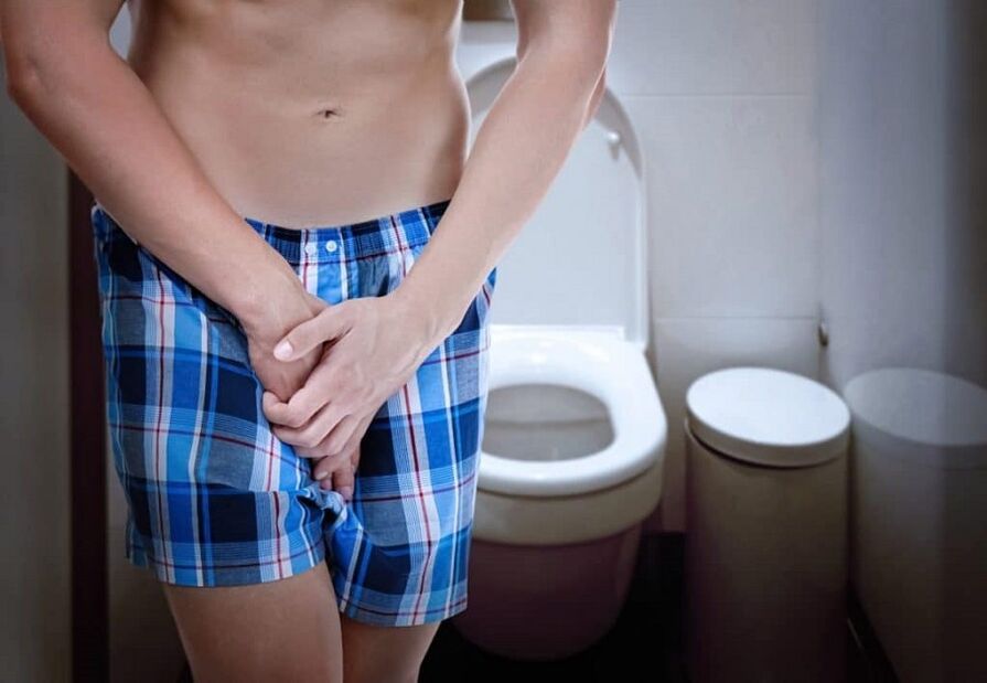 Empty the bladder to prevent prostatitis