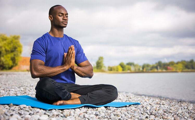 Yoga practice for treating prostatitis
