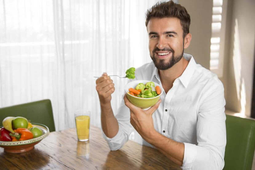 Proper nutrition for men with prostatitis
