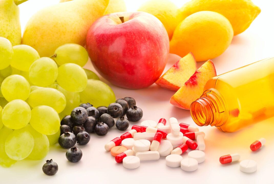 Vitamins and dietary supplements for treating prostatitis