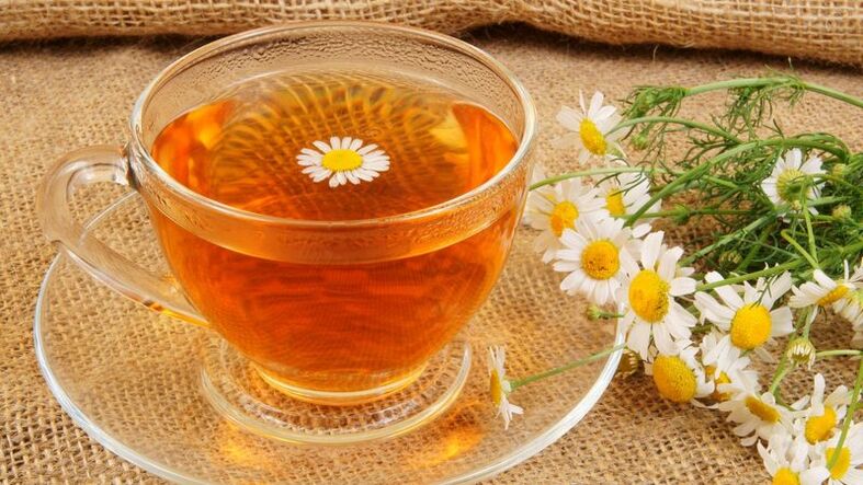 Chamomile decoction treats prostatitis